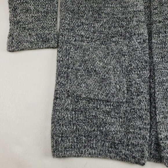 Astr The Label Open Front Cardigan Womens Medium Gray Wool Blend Chunky Sweater - Picture 3 of 10